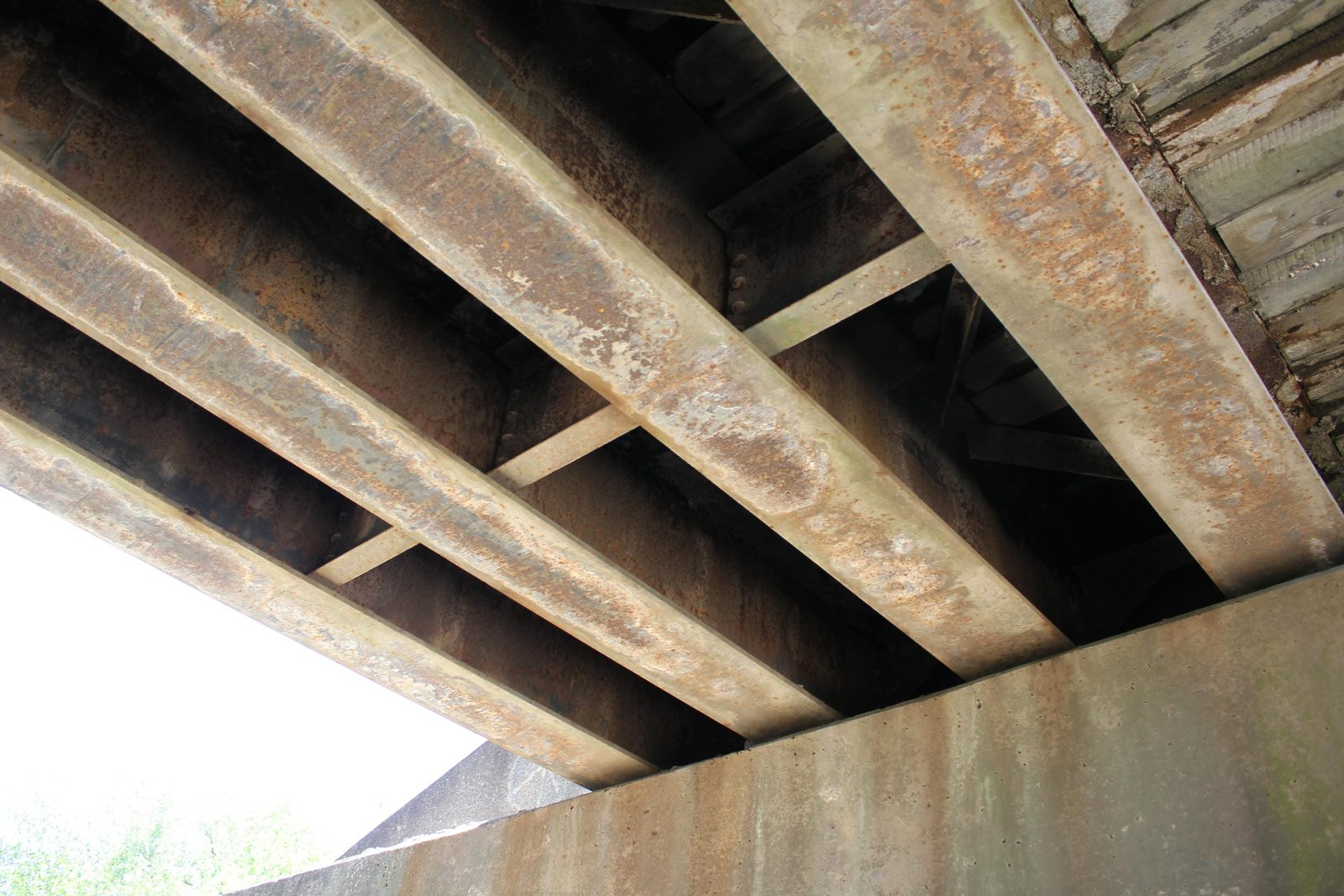 Under bridge